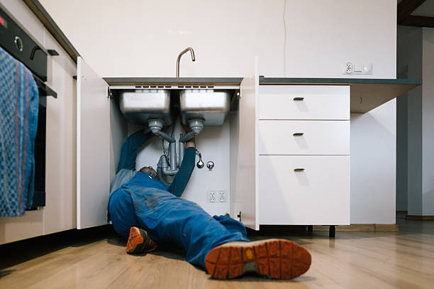 Professional Plumbing technician working in Springville, VA